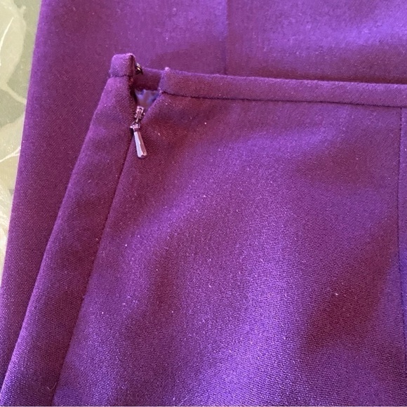 𝅺PLUM Sag Harbor Suit Petite pants in 14P. Permanent creases and side zipper. - Picture 3 of 5